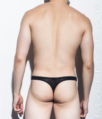 Sexy Men's Underwear Signature Ultra Thongs - Kyo Ha (Ultra Thin Nylon Series / V Front / Tapered Sides) - MATEGEAR - Sexy Men's Swimwear, Underwear, Sportswear and Loungewear